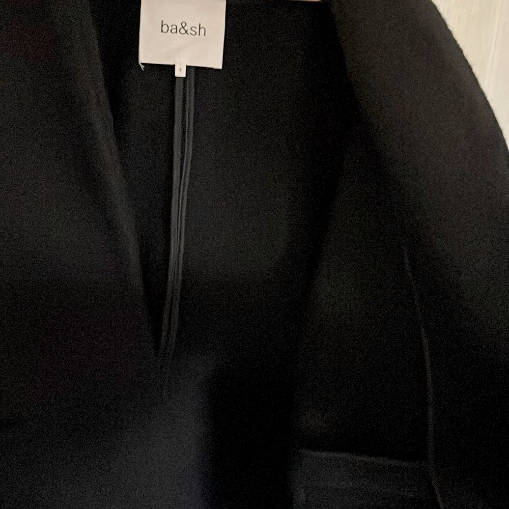 NWOT ba&sh Carole 100% wool coat size 3/Large. Fits M-L. Pockets. - Picture 8 of 14